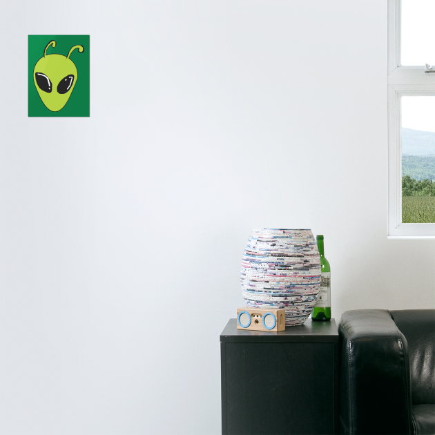Alien Head by Urbanprint